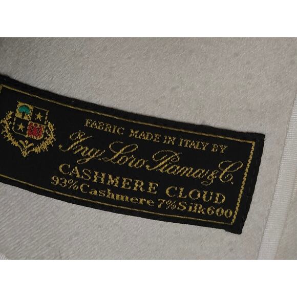 Vintage Giorgio's of Palm Beach Cashmere & Silk Blazer, Yellow, Size 40, US 4 - Picture 9 of 10